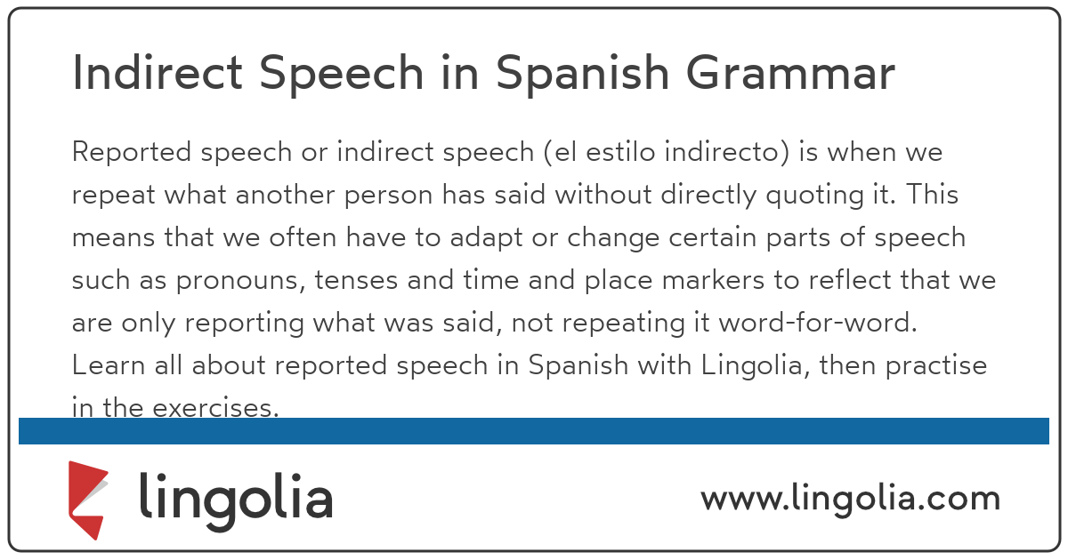 a speech in spanish